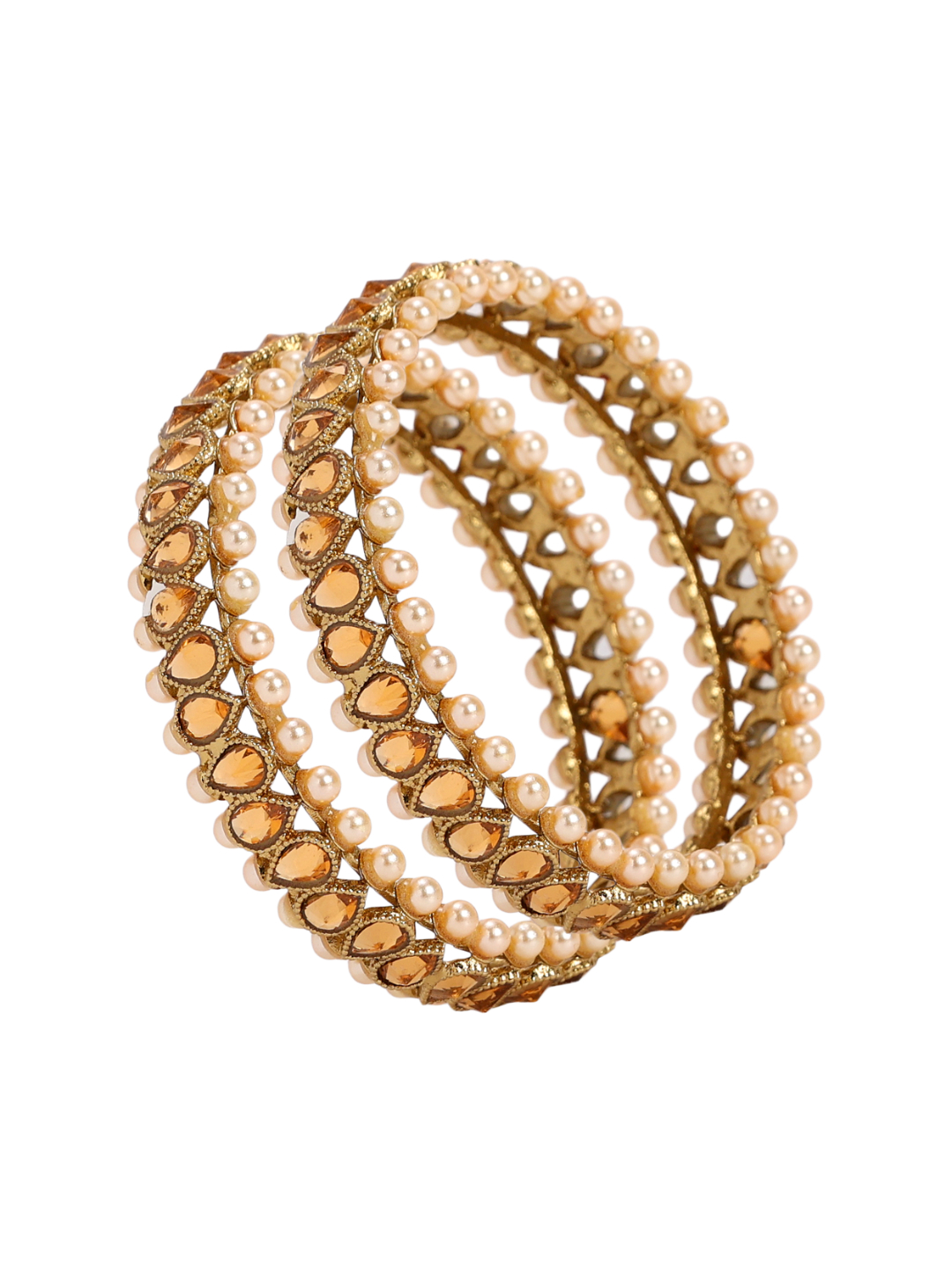 YouBella Jewellery Stylish Gold Plated Bangles for Girls and Women